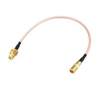 uxcell Low Loss RF Coaxial Cable Connection Coax Wire RG-316, SMB-TK Female to SMA-KY Female 20cm