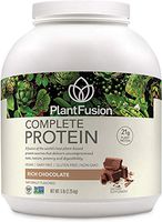 PlantFusion Complete Plant Based Pea Protein Powder | Dietary Supplement |Non-GMO, Vegan, Dairy Free, Gluten Free, Soy Free | Allergy Free w/Digestive Enzymes, Chocolate, 5 Pound