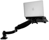 Fleximount 2 in 1 Single monitor Arm Desktop Laptop Mount Fits 10"-24" Monitor or 11"-15.6" Notebook