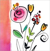 Creative Converting 18 Count Blooms Lunch Napkins, Multicolor