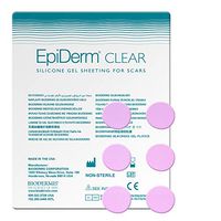 Epi-Derm Epi-Tabs (6) (Clear Circles) Silicone Scar Sheets from Biodermis