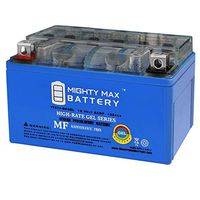 Mighty Max Battery YTX7A-BS Gel Battery Replacement for Peugeot 125 Django 2014-2017 Brand Product