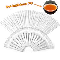 Chanok Plastic Forks & Knives Disposable White/Plastic Salad Forks Cutlery Knives Heavy Duty Bulk/Safe for Kids Tableware For Party, Picnic Dinners, Travels, Family Gatherings [100 Count]