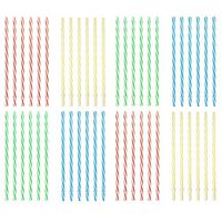 Sunshine Mason Co. Plastic, Reusable Drinking Straws 48 pieces, Multi Colors
