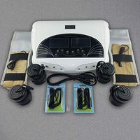 QiQiBaby Dual User Ionic Detox Foot Bath Spa Machine Multi-Mode System Cell Cleanse System Far Infrared Belts & Colored LCD