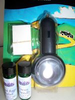 LavenderGreen Aromatherapy Car Diffuser w/Focus and Rage Relief Aromatherapy Blend