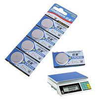 yuanhaourty 5 Pcs 3V Lithium Battery Button Coin Cells Battery Board ECR2032 CR2032 5004LC KCR2032