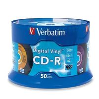 Verbatim 50 x CD-R - 700 MB (80min) 52x - Spindle