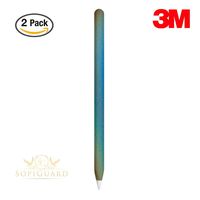 2 x Packs SopiGuard 3M Vinyl Sticker Skin for 2nd Gen Apple Pencil 2 (3M Flip Psychedelic Matte)