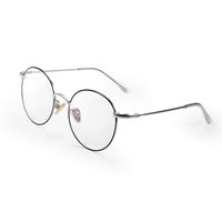 Aroncent Vintage Round Blue Light Blocking Computer Glasses Anti Eye Fatigue with Transparent Lens