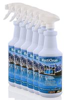 MastiClean JS32-6 3 in 1 Glass and Multi-Surface Ammonia Free Cleaner, 32 fl. oz. Spray Bottle (Pack of 6)