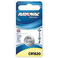 RAYOVAC KECR1620-1C 3-Volt Lithium Keyless Entry Battery (1 pk CR1620 Size)