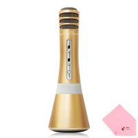 Idol K8 Bonjour Bluetooth Wireless Karaoke Condenser Microphone (Gold)
