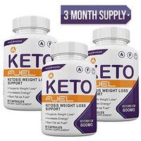 Keto Fuel - Ketosis Weight Loss Support - 180 Capsules - 3 Month Supply