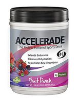 PacificHealth Accelerade, All Natural Sport Hydration Drink Mix with Protein, Carbs, and Electrolytes for Superior Energy Replenishment - Net Wt. 2.06 lb., 30 serving (Fruit Punch)