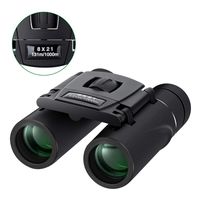 Binoculars Mini Pocket Binoculars Import Full Optical Glass Mini Lightweight Binoculars Foldable for Opera Concert, Travel, Hiking, Bird Watching, Observing Outdoor Scenery, Hunting, Climbing