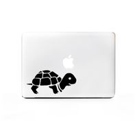 (2X) StickAny Laptop Series Turtle Logo Sticker for MacBook Pro, Chromebook, Surface Pro, and More (Black)