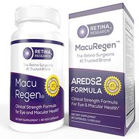 MacuRegen AREDS 2 Eye Vitamins - 23-in-1 Macular Health Formula - Recommended by Retina Surgeons - 100% Natural - Made in USA - 90 Capsules - by Retina Research