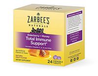 Zarbee's Adult Elderberry Plus Honey Total Immune Support Chewable, 24 Count