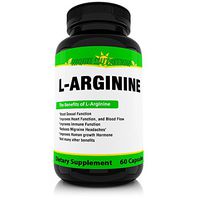 Nique Nutrition Premium L-Arginine Dietary Supplement for Increased Metabolism, to Increase Energy Levels and Improved Workout Performance - 60 Veggie Capsules