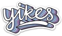 Yikes Sticker - Lettering