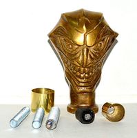 Nautical Joker Handle Full Brass Walking Stick Golden Finishing Vintage Cane