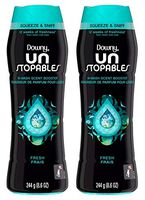 Downy Unstopables in-Wash Scent Booster - Fresh - Net Wt. 8.6 OZ (244 g) Per Bottle - Pack of 2 Bottles