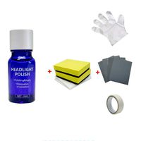 Kiode High Density Headlight Polish Liquid Cars Restoration Fluid Durable Car Repairing Kit 10ml