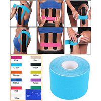 Water Resistant Kinesiology Tape, Uncut Muscle Support Adhesive Therapeutic Sports Wrap, Physio Muscle Strain Recovery Injury Support for Plantar Fasciitis Knee Elbow Wrist Back Neck Shoulder