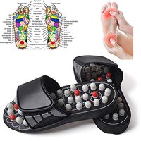 Chinese Adult Men Woman Unisex Home Wear Massage Slippers Acupressure Foot Therapy Reflexology Acupuncture Medical Sandals,40/41