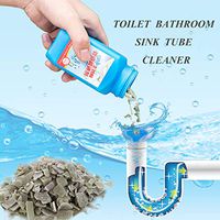 Powerful Sink & Drain Cleaner, Mosunx Kitchen Sink Tube Cleaner Chemical Agent, Grease Clog Remover, Bathroom Drain Opener, Toilet Clog Remover (Blue)