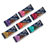 SHANTI BAR Vegan Sport Protein Bar | Plant Based, Paleo, Certified Organic, Gluten Free, Superfoods, Raw Snack | Variety Pack, 7 Count