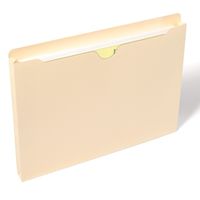 Smead File Jacket, 1" Expansion, Letter Size, Manila, 50 per Box (75439)