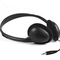 Kids Headphones Bulk 10 Pack for School Students Children Teen Boys Girls, HONGZAN Wholesale Disposable Headphones Classroom Earphones(Black)