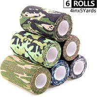 AUPCON Cohesive Bandages Self Adhesive Bandage Vet Wrap Bulk Self Adherent Wrap Non-Woven for Pets Animals & Ankle Sprains & Swelling Supply, FDA Approved 4 Inches x 5 Yards