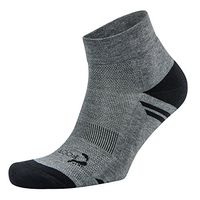Foot Zen Unisex Diabetic Low Cut Sock (Grey, Large)
