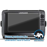 Tuff Protect Clear Screen Protectors for Lowrance HDS-9 Gen3 Fish Finder Screen
