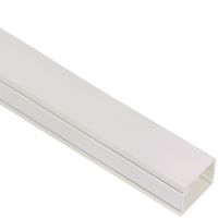 Raceway 1 1/4"W X 3/4"H X 6'L White