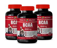 Muscle Builder Fat Burner Pill - BCAA 3000 MG - Amino acids bcaa Pills - 3 Bottles 360 Tablets