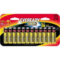 Energizer Gold Alkaline AA Batteries - Black & Gold (Pack of 2)