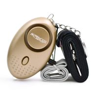 MYPRINCESS Portable Self Defense Personal Alarm with Lanyards (Gold)