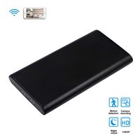 Winsper WiFi Hidden Camera Power Bank 10000mAh, 10 Feet Night Vision Distance,HD 1080P Nanny Cam Portable Charger,Remotely View Real-time Monitoring