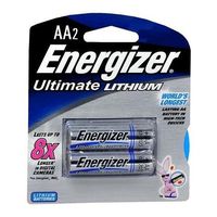 Energizer Ultimate AA Lithium Batteries. Purchase of 10