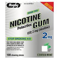 NICOTINE GUM 2 MG MINTRUG 100
