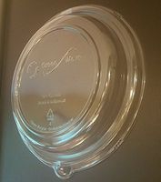 Round Bowl Lids for 24 and 32 oz bowls 100% Recyclable PET, Heavy Duty, Attractive and Clear Finish (200)