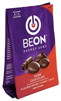 BeON Energy Boost Gems (Energems), Dark Chocolate 133 mg Caffeine & B6 B12 D-Vitamins Per Serving, 1 Coffee Bag w/24 Chocolate gems