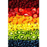 FeiFei66 1000 Piece Fruit Multicolor Jigsaws Puzzles for Adults Children- DIY Learning Educational Brain Teaser Interactive Wooden Puzzles,Family Birthday Gift Game Interesting Toys