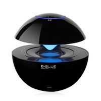 E-3LUE Portable Bluetooth Speakers with LED light and Built-in Mic for Hands-Free Calling,3.5mm Line-In,Micro TF Card Support,mini wireless speaker for Computer, Laptops, Cell Phones (Black)