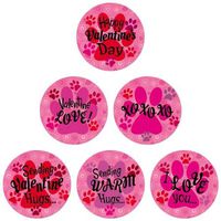 Puppies & Kittens Envelope Seals - Set of 24 (6 Designs) Sticker Seals on 8-1/2" x 11" Sheet