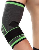 Nanxson Unisex Outdoor Elbow Strap Compression Elbow Riding Sport Breathable Compression Elbow Sleeve YDFJ2001 (Green, L)